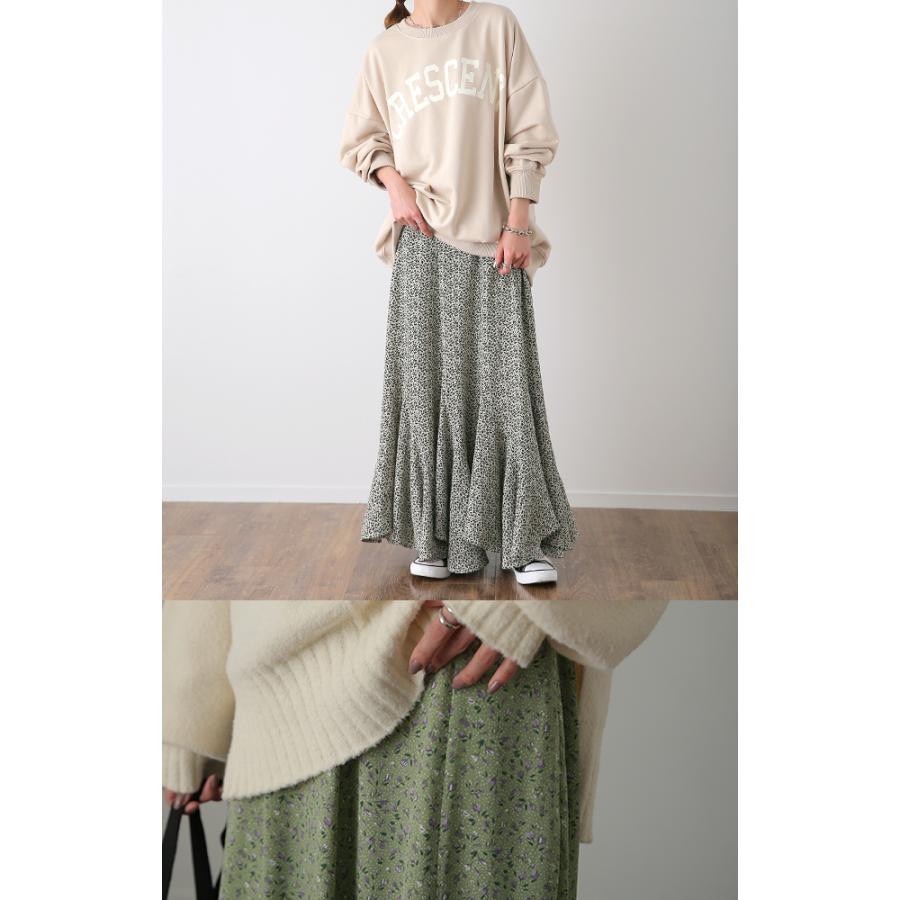 スカート マーメイドスカート レディース マーメイド ロングスカート ミモレ きれいめ 大きいサイズ 花柄 | HUG.U | 15