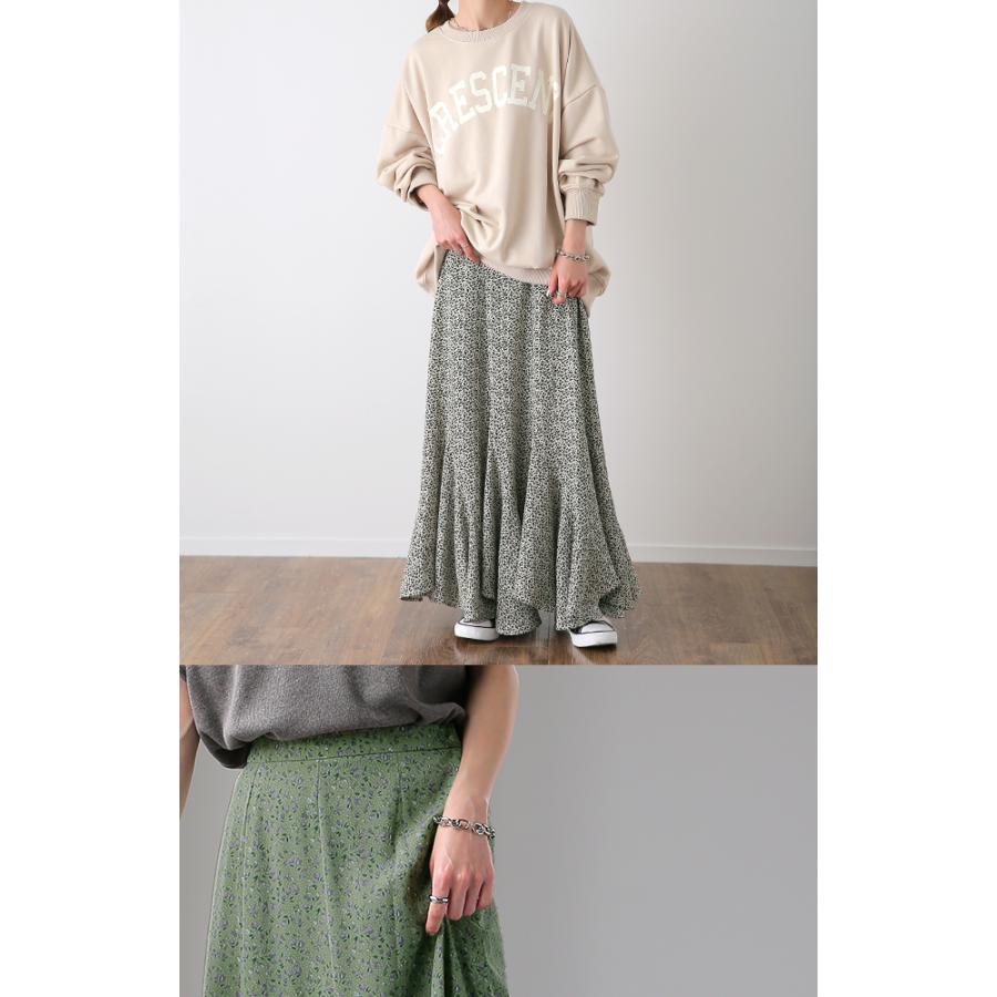 スカート マーメイドスカート レディース マーメイド ロングスカート ミモレ きれいめ 大きいサイズ 花柄 | HUG.U | 15