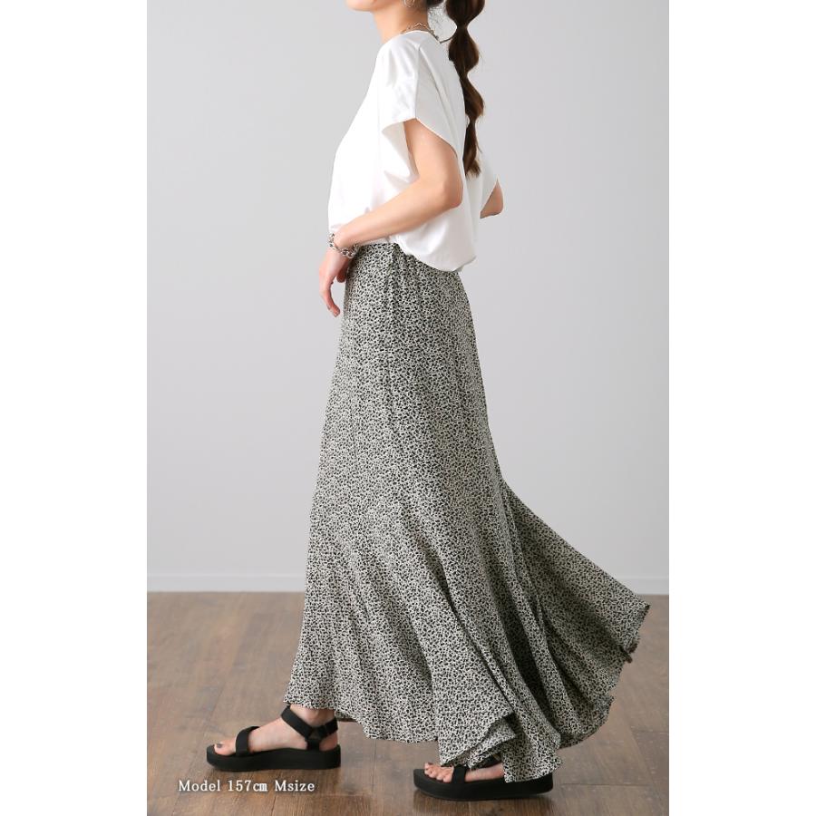 スカート マーメイドスカート レディース マーメイド ロングスカート ミモレ きれいめ 大きいサイズ 花柄 | HUG.U | 06