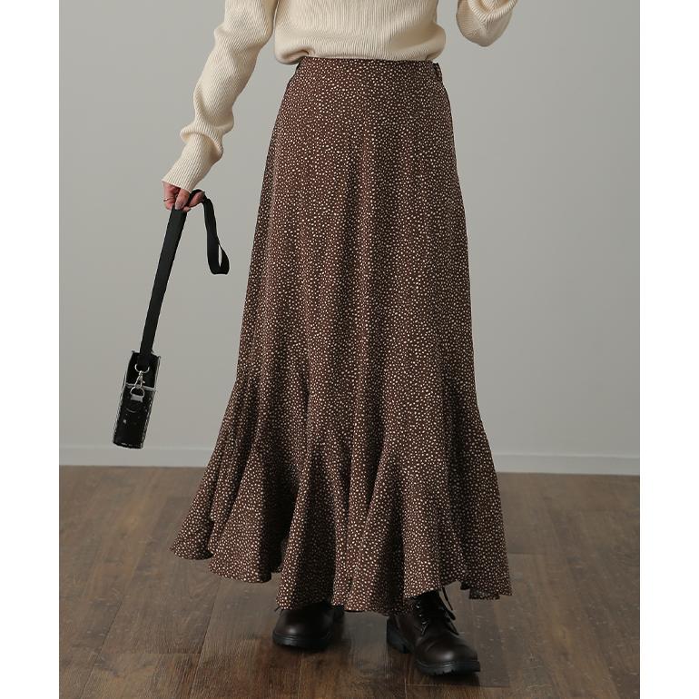 スカート マーメイドスカート レディース マーメイド ロングスカート ミモレ きれいめ 大きいサイズ 花柄 | HUG.U | 08