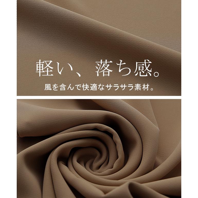 パンツ レディース ワイドパンツ スラックス ワイド ロング カラーパンツ ゴム きれいめ ボトムス | HUG.U | 20