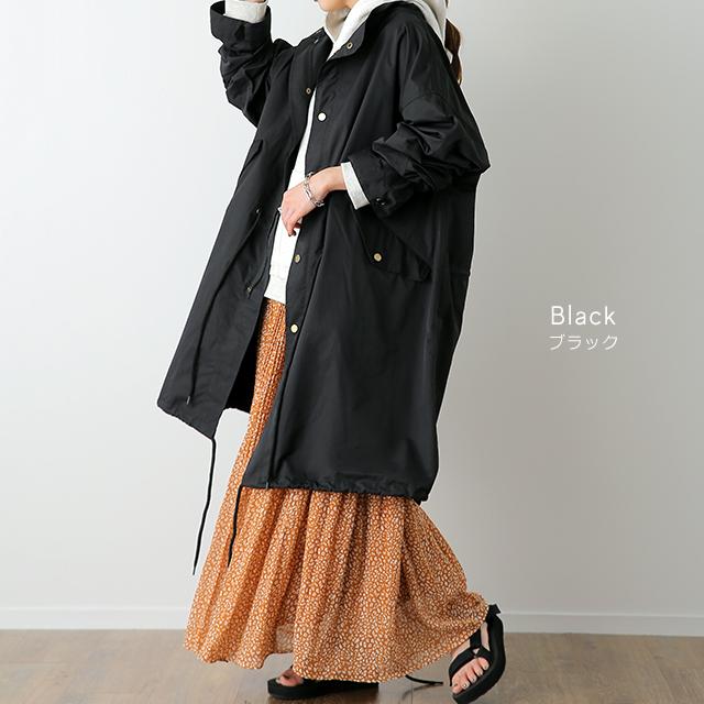 アウター レディース ミリタリー ライトアウター ロング  スプリングコート ミディアム | HUG.U | 16