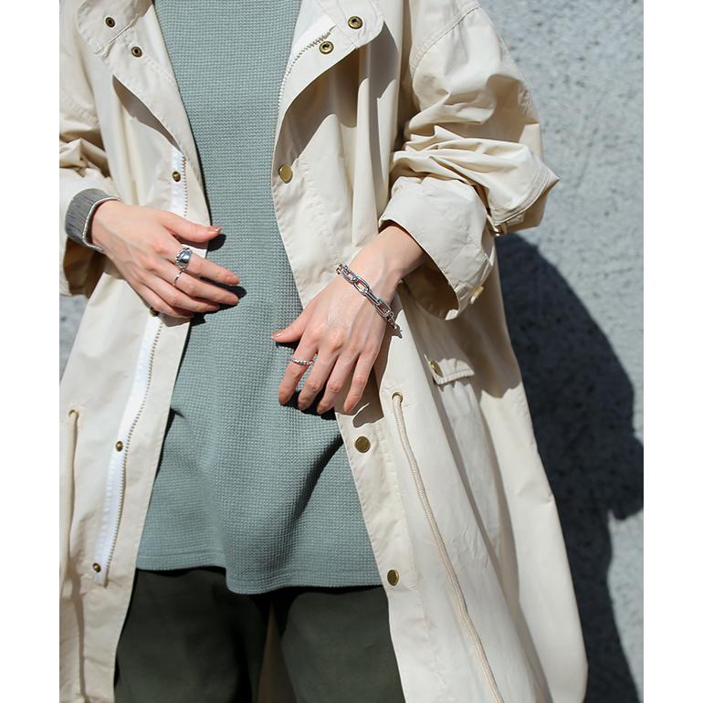 アウター レディース ミリタリー ライトアウター ロング  スプリングコート ミディアム | HUG.U | 07