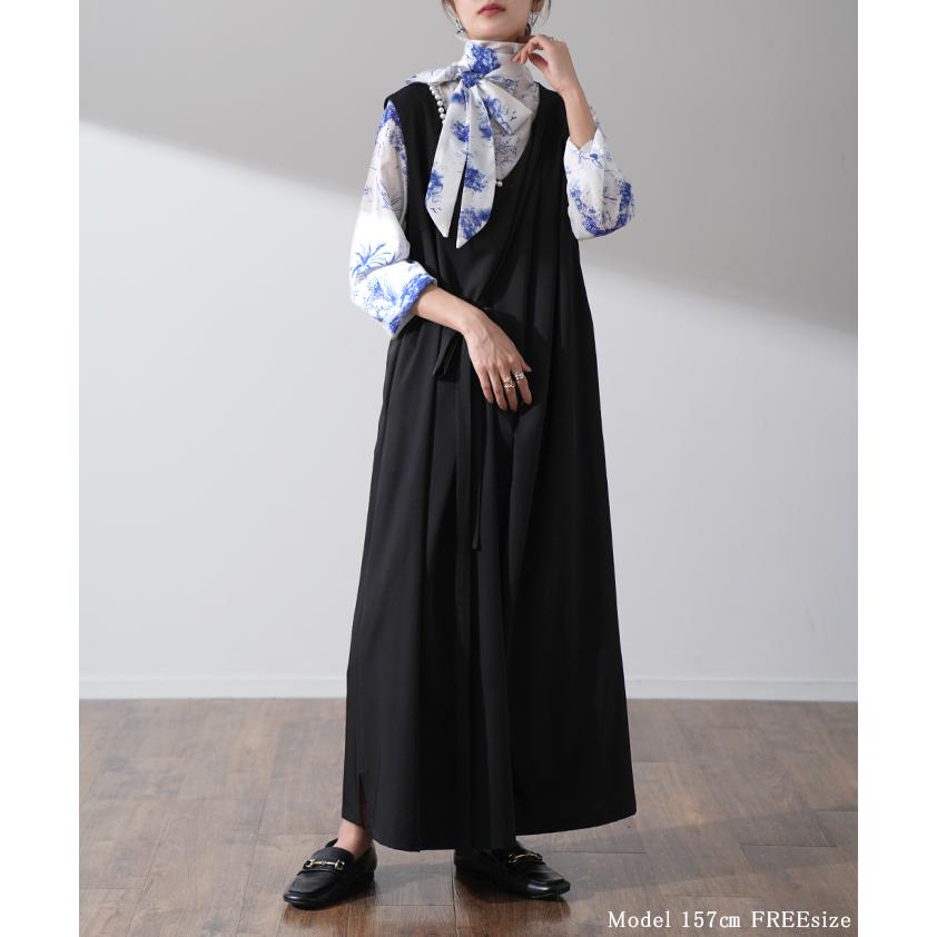 PATOU / パトゥ | GROS GRAIN LONG SLEEVES ハイネック ラッフル ブラウス | 36 | ブラック | レディース Patou | La Patou Blouse リサイクルファイユ