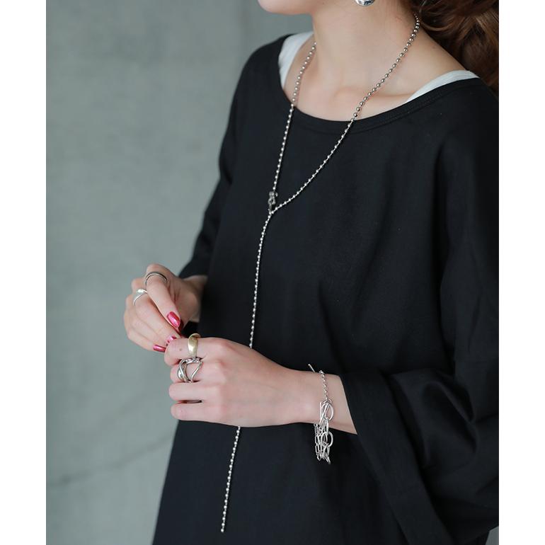 トップス レディース Tシャツ 2way カットソー 大きいサイズ 無地 レイヤード オーバーサイズ 半袖 | HUG.U | 14