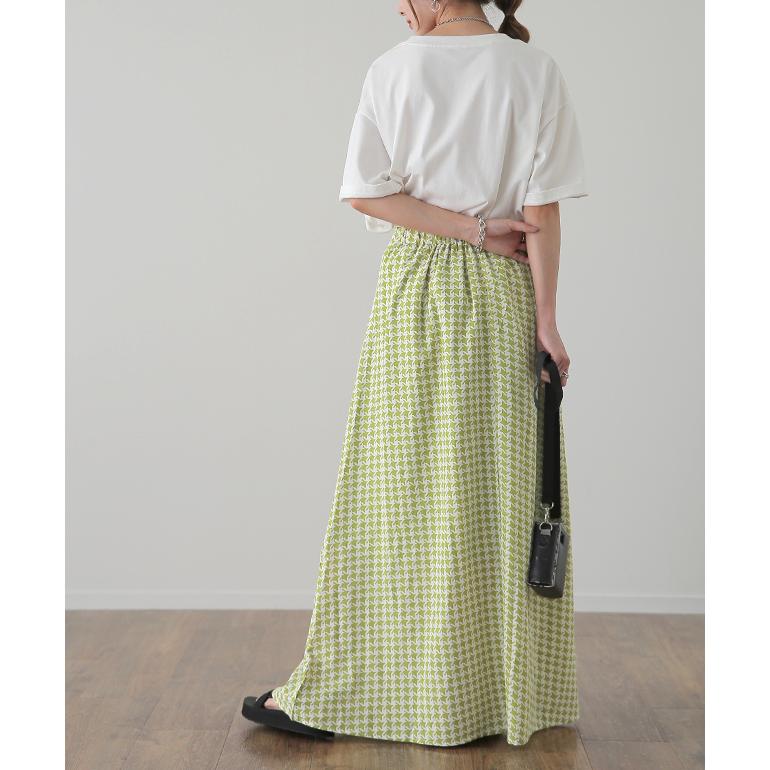 スカート ロング Aライン 涼しい ロングスカート レディース ボトムス フレアスカート 花柄 ゴム | HUG.U | 20