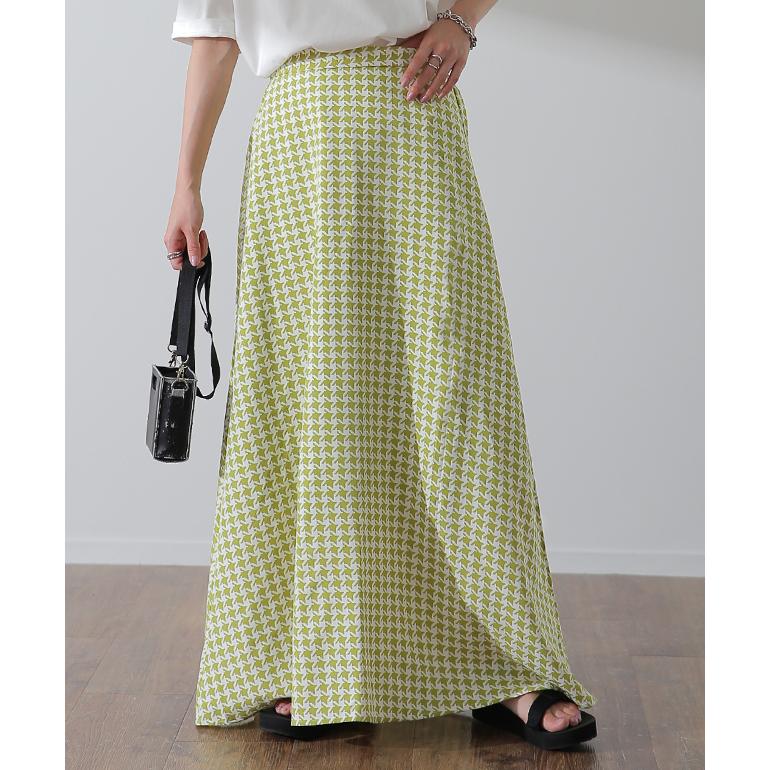 スカート ロング Aライン 涼しい ロングスカート レディース ボトムス フレアスカート 花柄 ゴム | HUG.U | 06