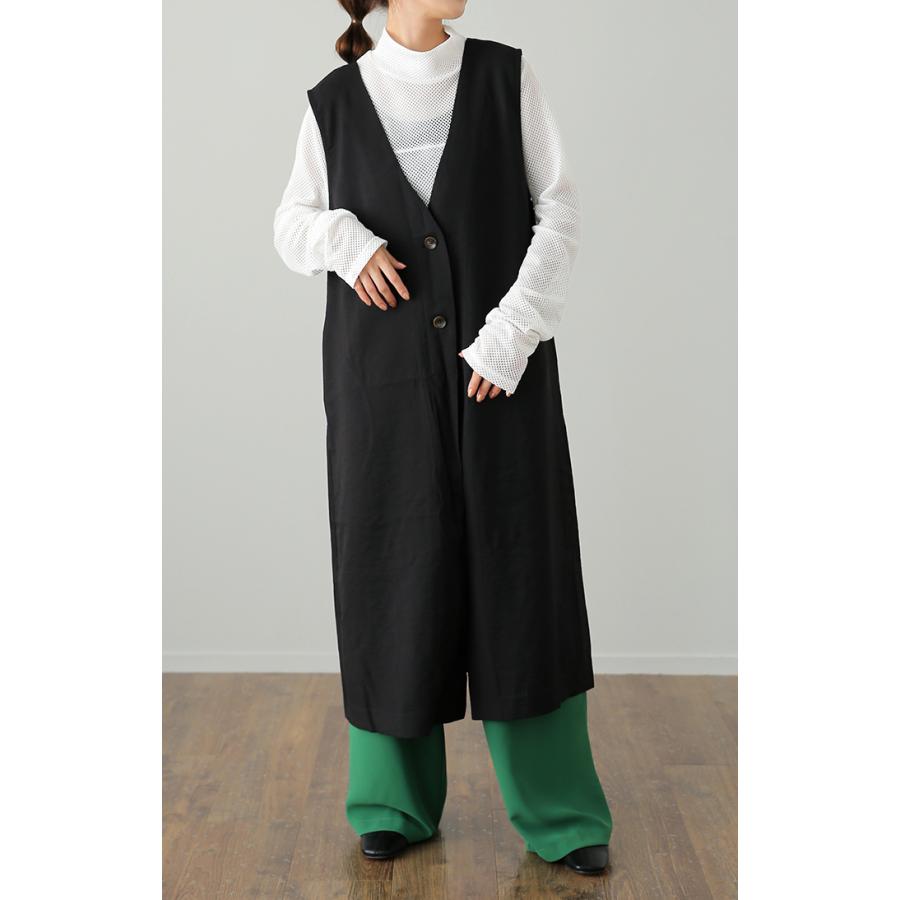 トップス レディース メッシュ メッシュニット レイヤード 透かし編みニット ハイネック インナー 長袖 透け タートル | HUG.U | 17