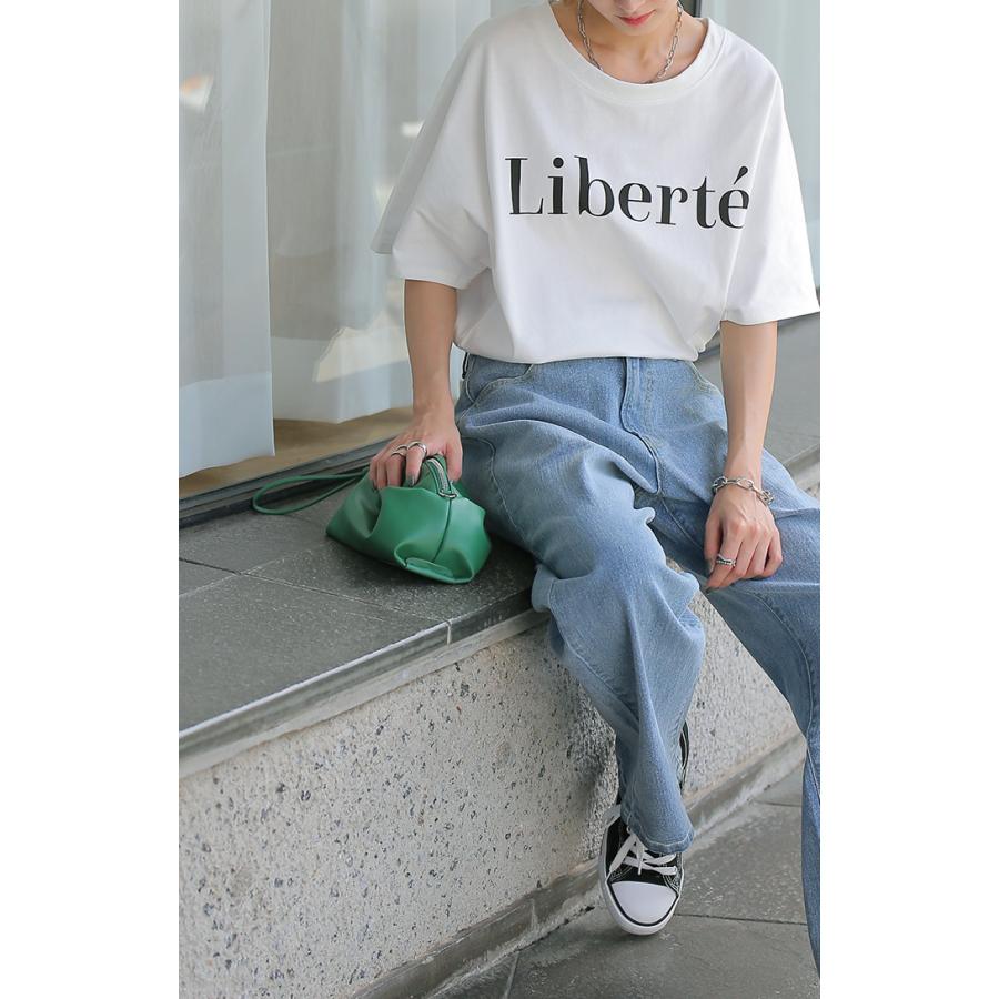 HUG.U（ハグユー） Tシャツ レディース トップス ロゴT 半袖 ドルマン