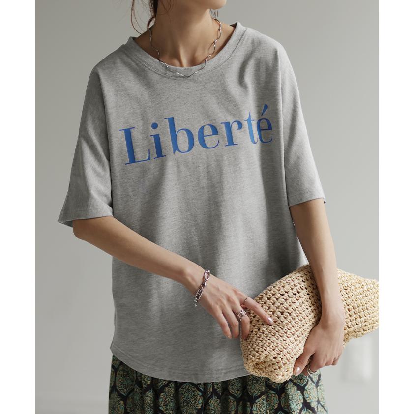 HUG.U（ハグユー） Tシャツ レディース トップス ロゴT 半袖 ドルマン