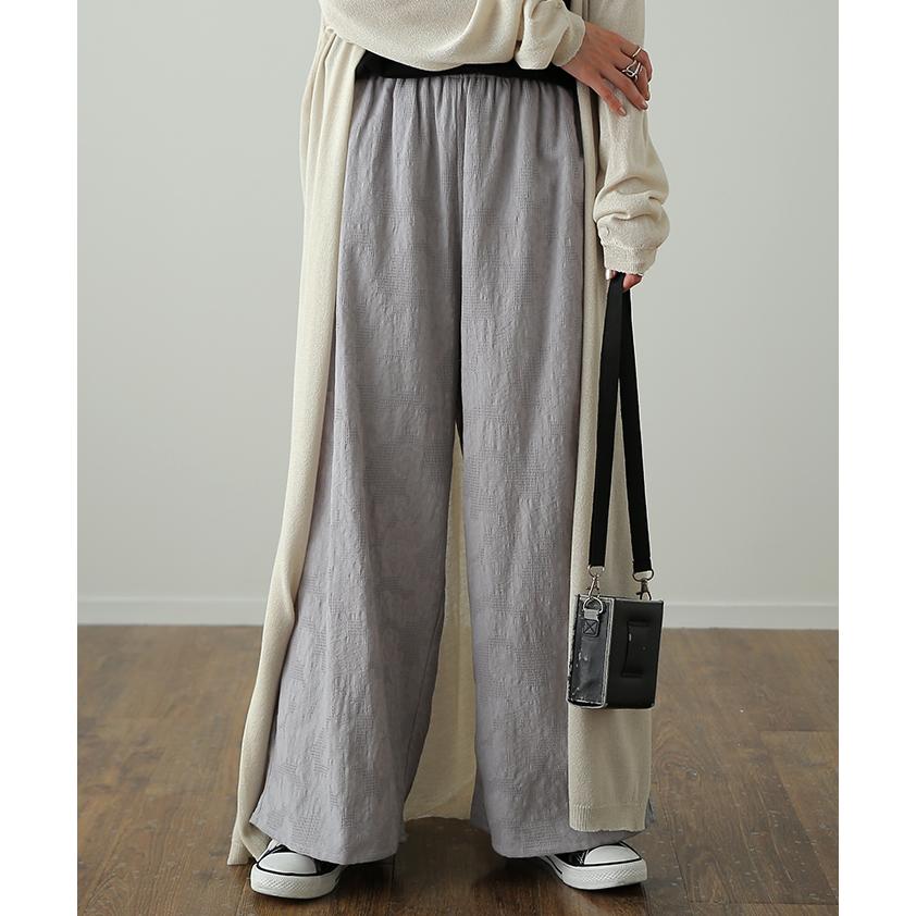 ペチパンツ パンツ 綿100% コットン レディース ボトムス カラーパンツ ボトムス レイヤード ワイドパンツ ペチコート | HUG.U | 22