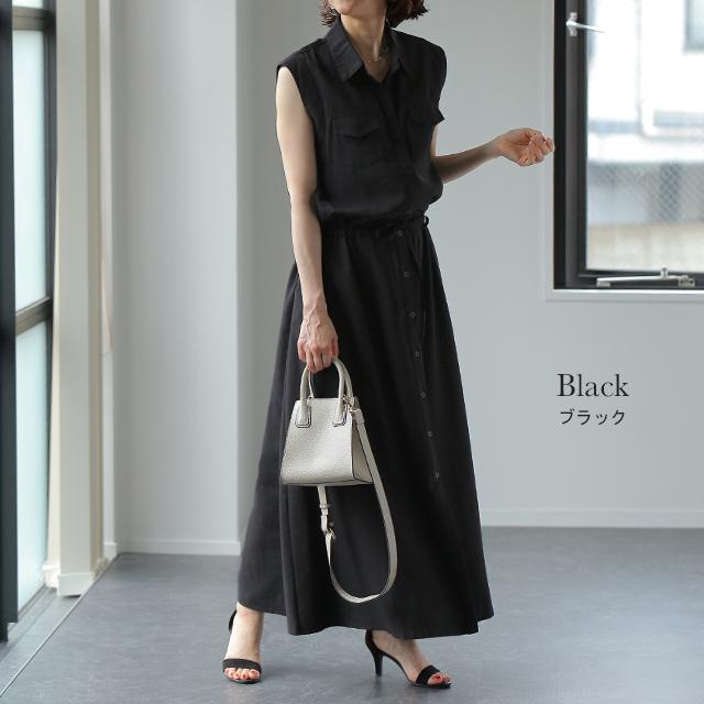 HUG.U ワンピース レディース ロングワンピース ノースリーブ HUG.U ワンピース レディース ロングワンピース ノースリーブ