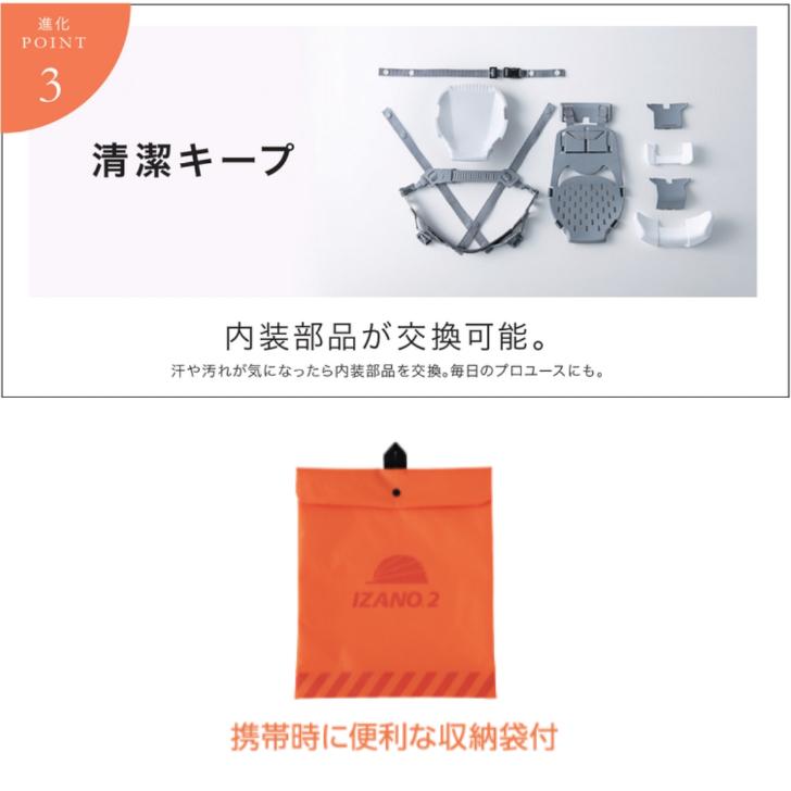 DIC IZANO2 折りたたみ ヘルメット 国家検定品 防災 災害 避難