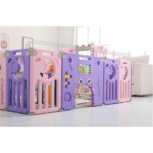 新作商品 ベビーサークル ベビーゲート 折りたたみ おしゃれ プレイヤード プラスチック ドア付き 扉ロック セーフティーゲート 赤ちゃん 柵 安全 長方 