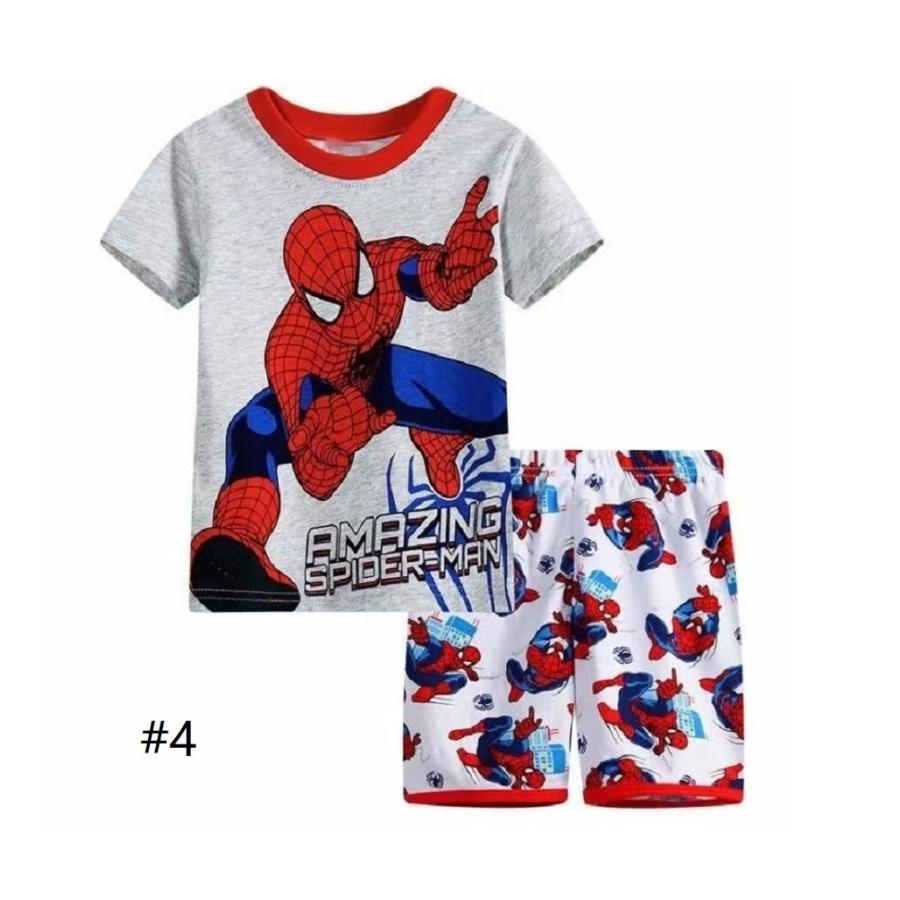 《送料無料》Tシャツ パジャマ 半袖 &半パン 上下セット 子供服 ルームウエア スパイダーマン 男の子 ボーイズ 90-130cm 春夏 薄手綿 可愛い｜heman｜05