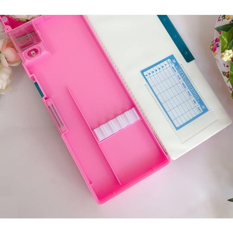 オーロラ姫 文房具 鉛筆 筆箱 ふでばこ ペンケース 鉛筆削り付 両面開