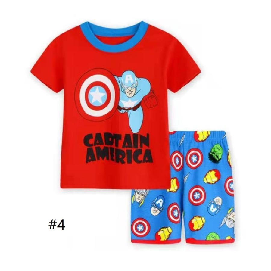 Tシャツ パジャマ 半袖 半パン 上下セット 子供服 ルームウエア 