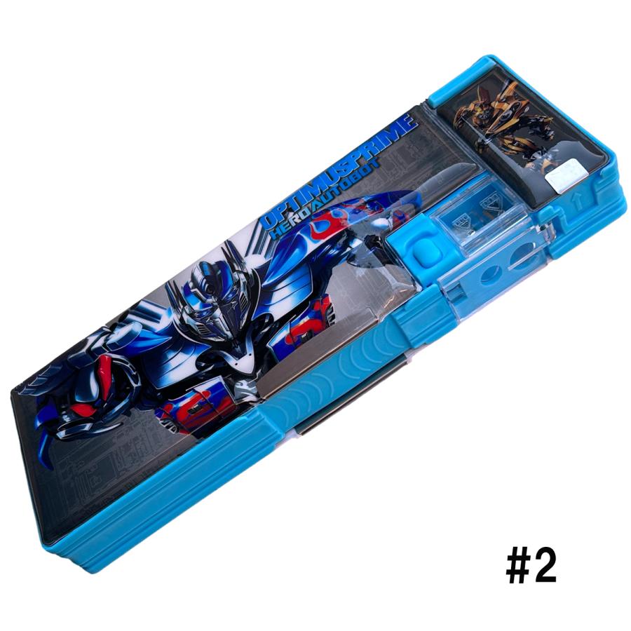 筆箱　男の子　両開き 筆箱 男の子 文房具 鉛筆削り付 ふでばこ 両面開 ペンケース