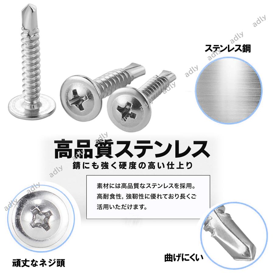 360本入り ドリルねじセット なべ ステンレス 板金用 ドリルビス 360本入り ドリルねじセット なべ ステンレス 板金用 ドリルビス
