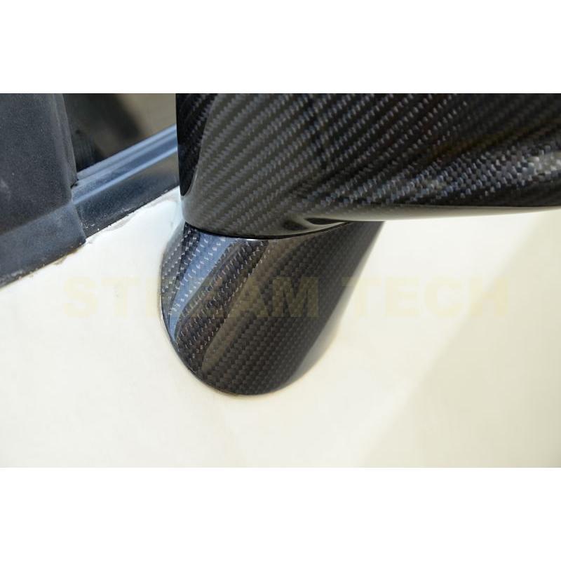 セール安い NISSAN 日産 R35 GT-R用 カーボン ミラーカバー 4点セット 交換式 ドアミラーカバー サイドミラーカバー カーボンミラーカバー 綾織カーボン 35R GTR 人気商品