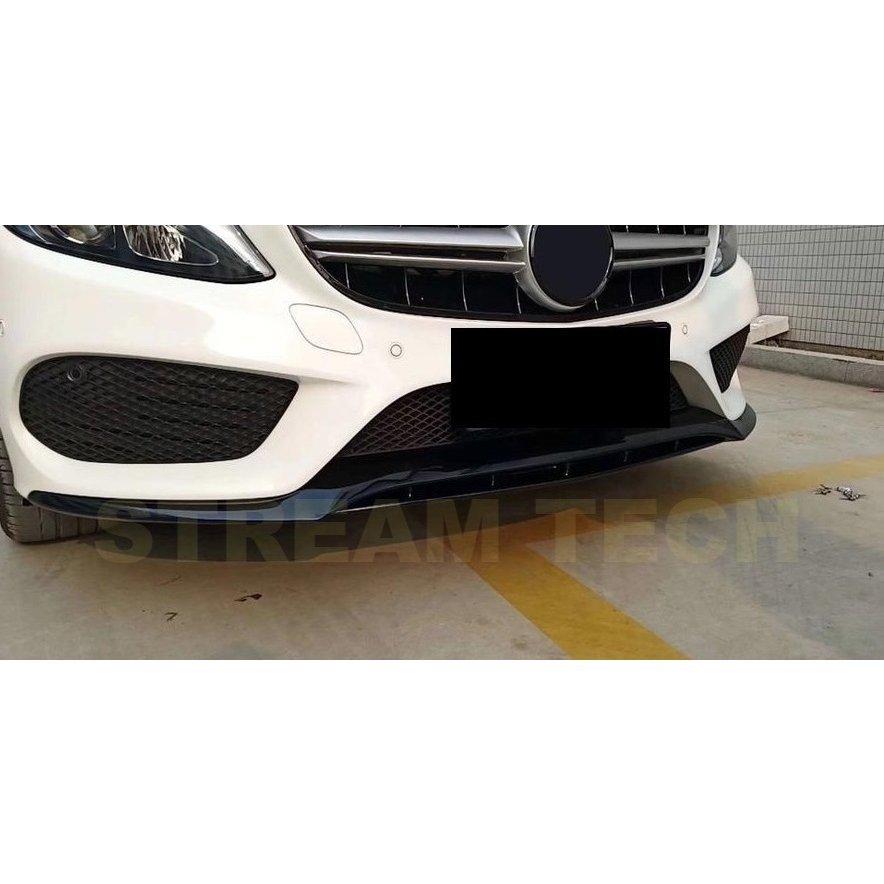 BENZ メルセデス ベンツ W205 C205 S205 A205 Cクラス 前期 AMGスポーツモデル用 エディション1タイプ 艶有ブラック フロントスポイラー リップスポイラー 人気