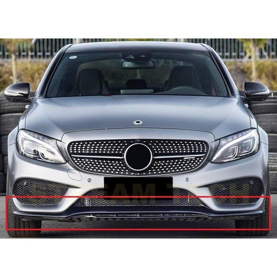 BENZ メルセデス ベンツ W205 C205 S205 A205 Cクラス 前期 AMGスポーツモデル用 エディション1タイプ 艶有ブラック フロントスポイラー リップスポイラー 人気 ベンツ 前期 AMGスポーツモデル用 艶有ブラック W205/C205/S205/A205