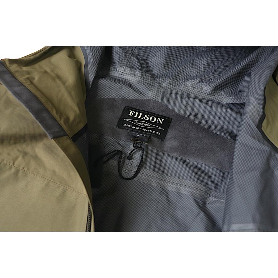 フィルソン FILSON 20145778 メンズ  スウィフトウォーター レイン ジャケット フィールドオリーブ｜hemingwayclothing｜05