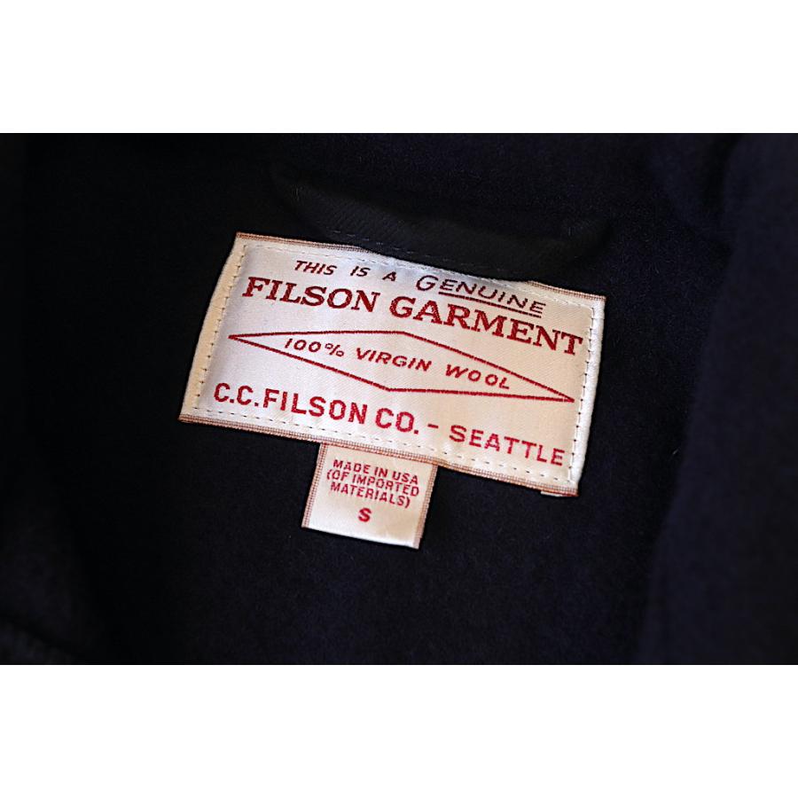 フィルソン FILSON 20251928 メンズ マッキーノクルーザー ダークネイビー ウールコート アメリカ製｜hemingwayclothing｜05