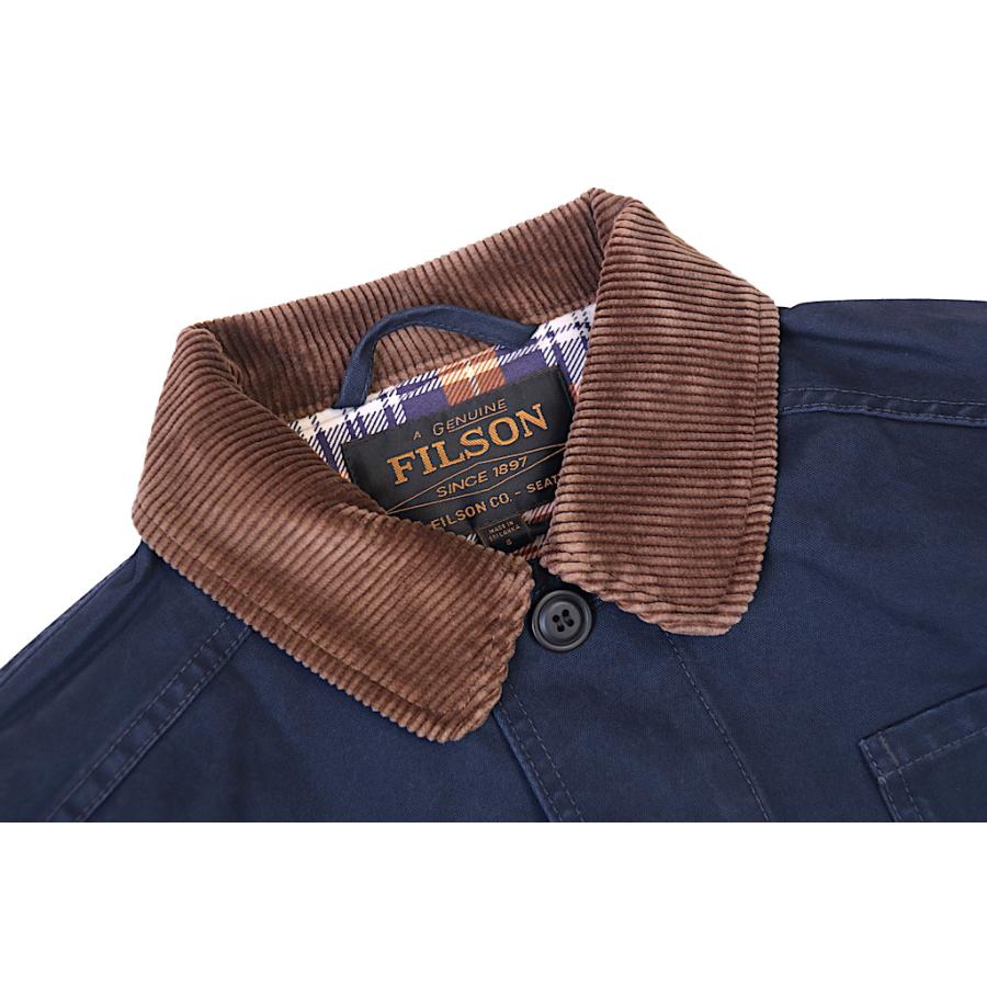 フィルソン FILSON 20299335 キャンバス アウトフィッター ジャケット ブルーマッスル(ネイビー系) フィールドジャケット 2026年 春夏新入荷[new] | FILSON | 03