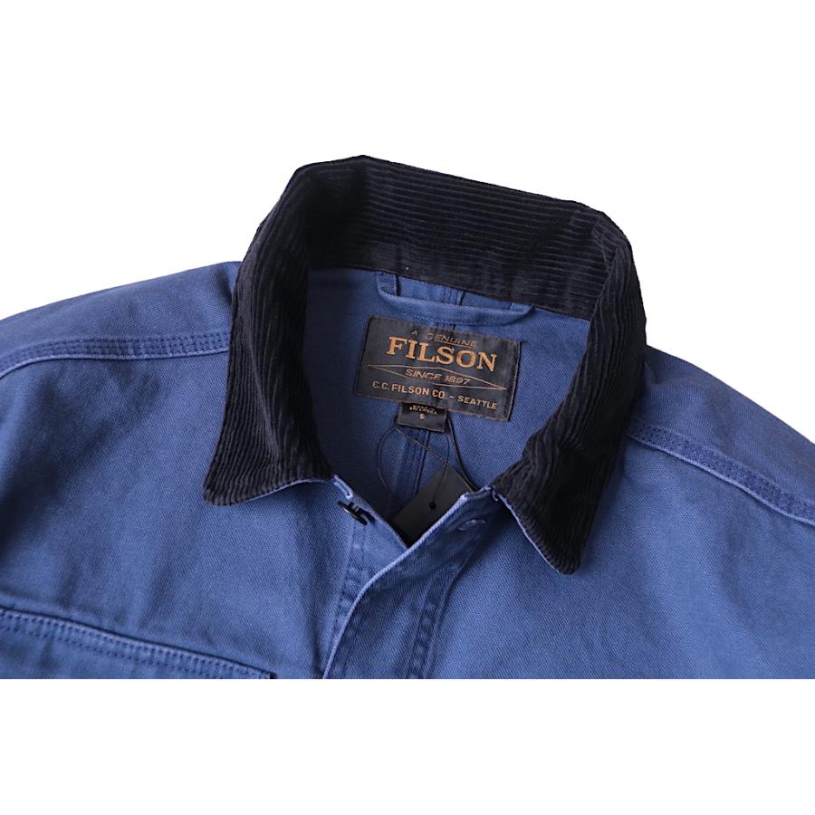 フィルソン FILSON 20307431 ラスティック キャンバス バーン コート インディゴ フィールドジャケット 2026年 春夏モデル | FILSON | 03