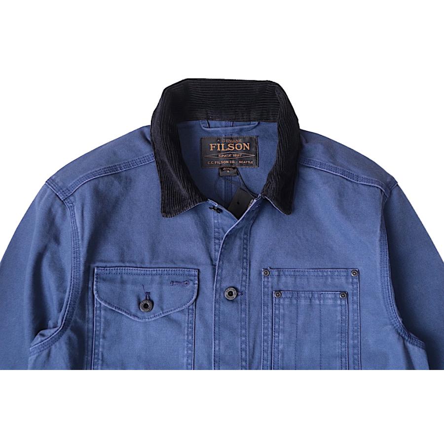 フィルソン FILSON 20307431 ラスティック キャンバス バーン コート インディゴ フィールドジャケット 2026年 春夏モデル | FILSON | 04