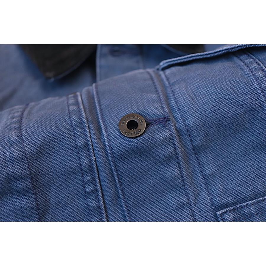 フィルソン FILSON 20307432 ラスティック キャンバス ショート クルーザー ジャケット インディゴ フィールドジャケット 2026年 春夏モデル | FILSON | 05