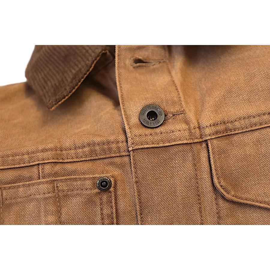 フィルソン FILSON 20307432 ラスティック キャンバス ショート クルーザー ジャケット ウィスキー フィールドジャケット 2026年 春夏モデル [new]の画像