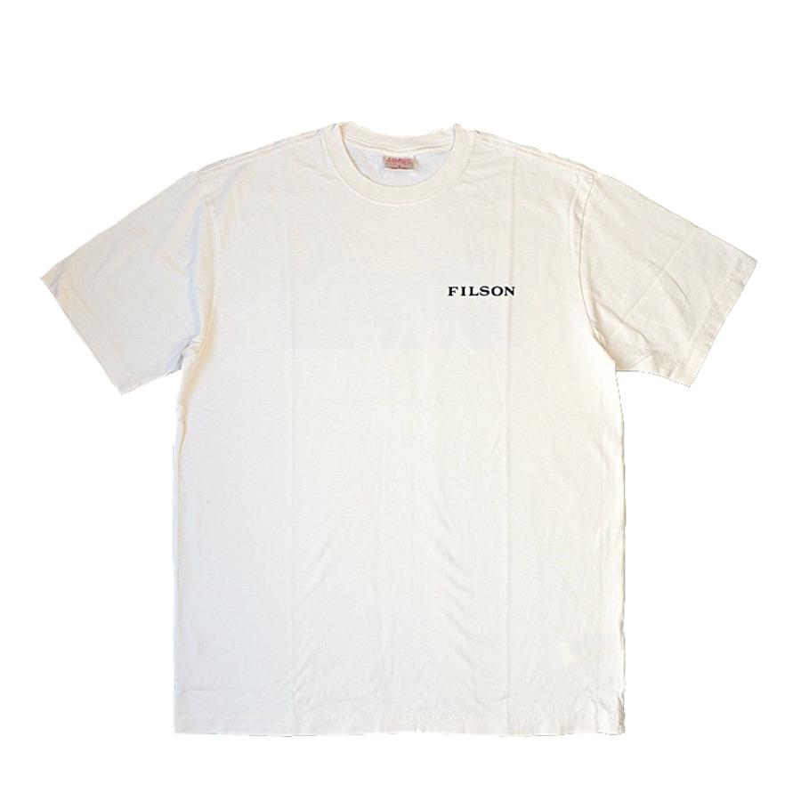 フィルソン FILSON 20310332 メンズ シーニック グラフィック Tシャツ バスウッド(クリーム系) 半袖 2026年 春夏モデル | FILSON | 01