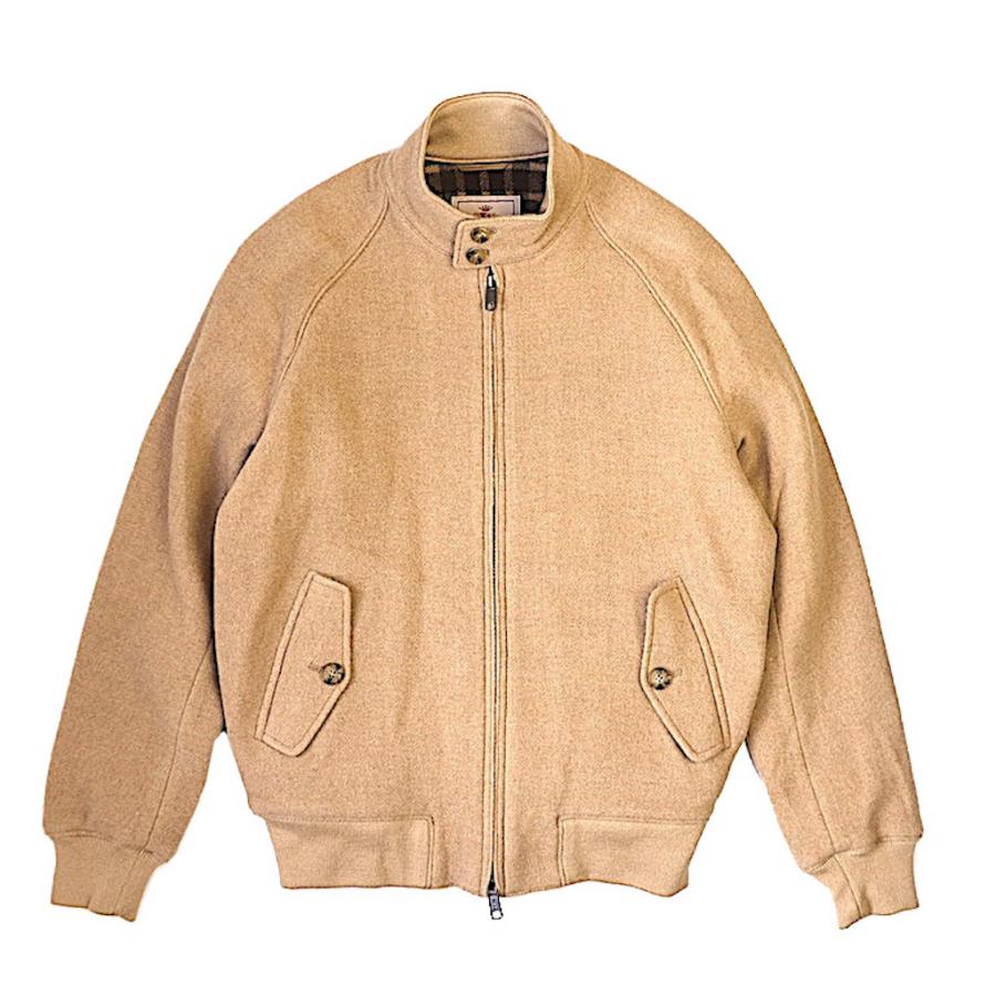 BARACUTA バラクータ G9 ダブル ウール キャメル ハリントン BARACUTA バラクータ G9 ダブル ウール キャメル ハリントン