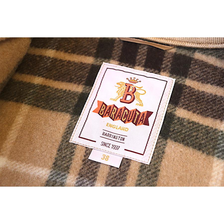 BARACUTA バラクータ G9 ダブル ウール キャメル ハリントン BARACUTA バラクータ G9 ダブル ウール キャメル ハリントン