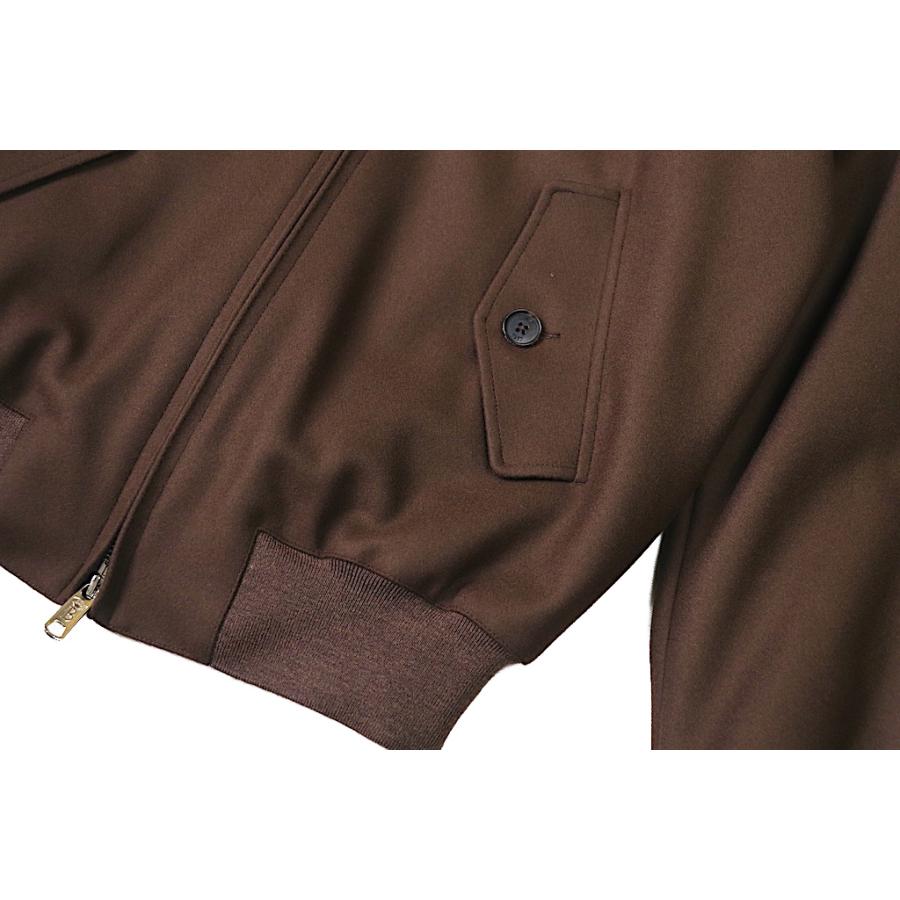 バラクータ BARACUTA メルトン G9 アンパデッド スレートブラック (ブラウン) スイングトップ ハリントン ウール ジャケット 英国製 2025年 秋冬モデルの画像
