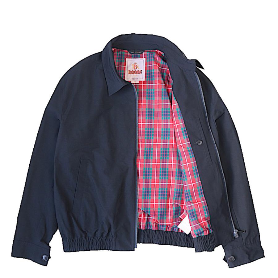 バラクータ BARACUTA メンズ G18 バラクータクロス ダークネイビー スイングトップ レギュラーフィット ゆったりとしたシルエット 英国製の画像