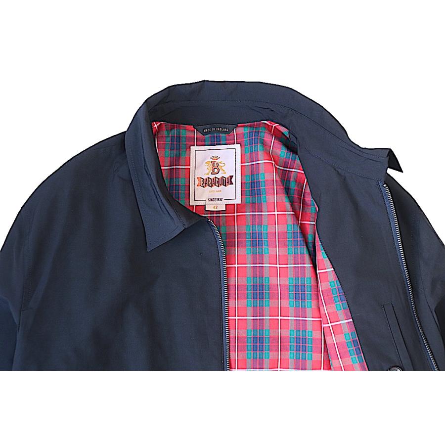 バラクータ BARACUTA メンズ G18 バラクータクロス ダークネイビー スイングトップ レギュラーフィット ゆったりとしたシルエット 英国製の画像