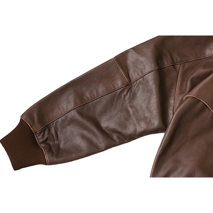 バラクータ BARACUTA 9 レザー チョコレート(ブラウン) スイングトップ ハリントン ジャケット 牛革の画像