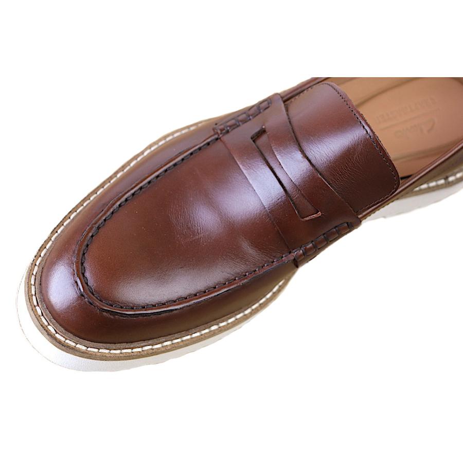 クラークス CLARKS 26149707 ERNEST FREE アーネスト フリー ダークタンレザー USA ライン｜hemingwayclothing｜07