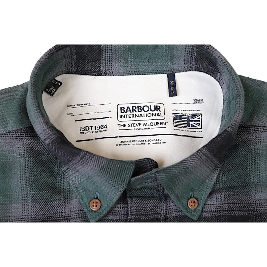 バブアー BARBOUR MSH5015 インターナショナル ジョシュアシャツ スティーブ・マックイーン コレクション フランネルシャツ 返品不可 | Barbour | 02
