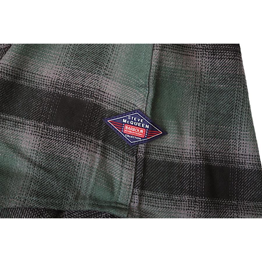 バブアー BARBOUR MSH5015 インターナショナル ジョシュアシャツ スティーブ・マックイーン コレクション フランネルシャツ 返品不可 | Barbour | 06