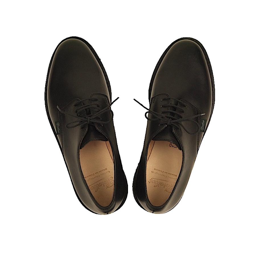 パラブーツ PARABOOT 703812 ARLES アルル ブラック プレーントゥ 