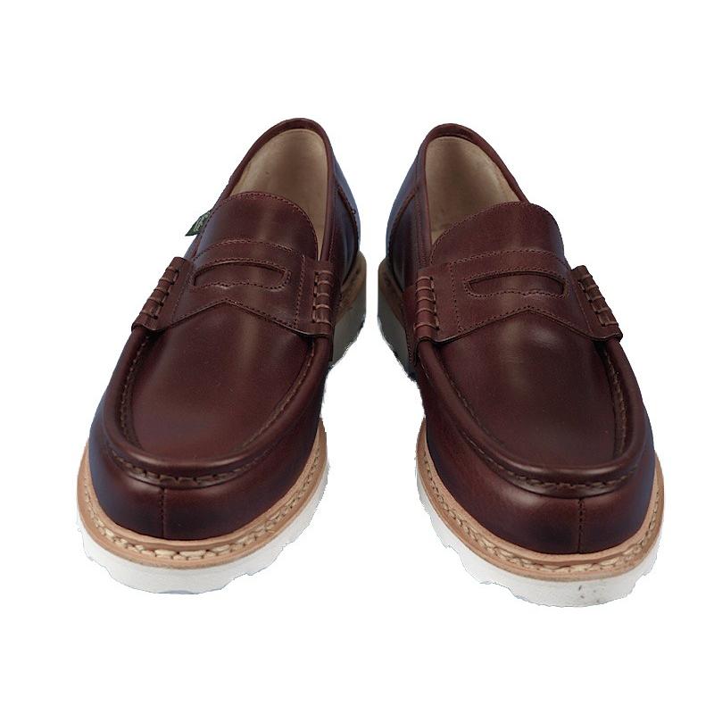 パラブーツ PARABOOT  099406 REIMS LIS GRENAT ランス ガーネット メンズ ローファー フランス製｜hemingwayclothing｜02