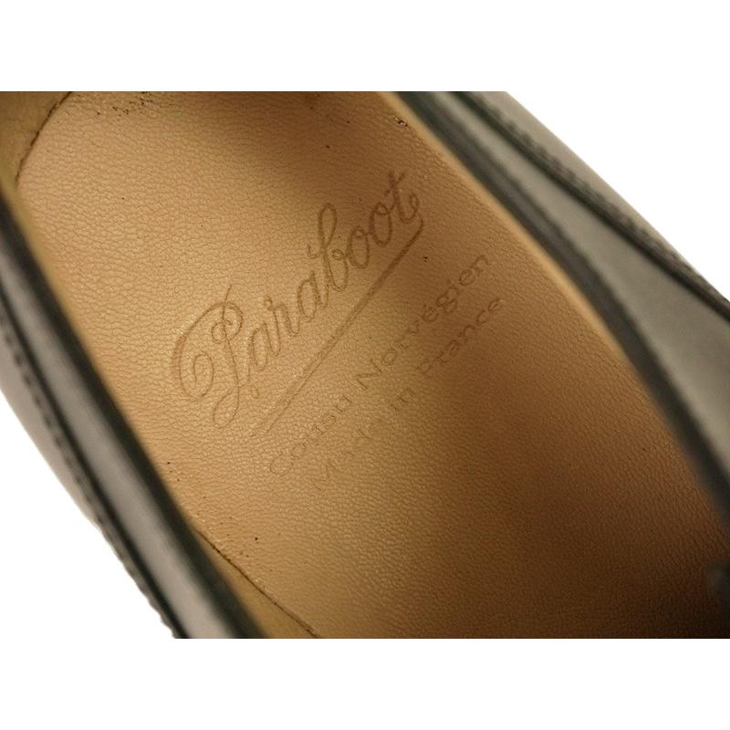 パラブーツ PARABOOT 710709 CHAMBORD シャンボード ブラック ビジネスシューズ Uチップ フランス製の画像
