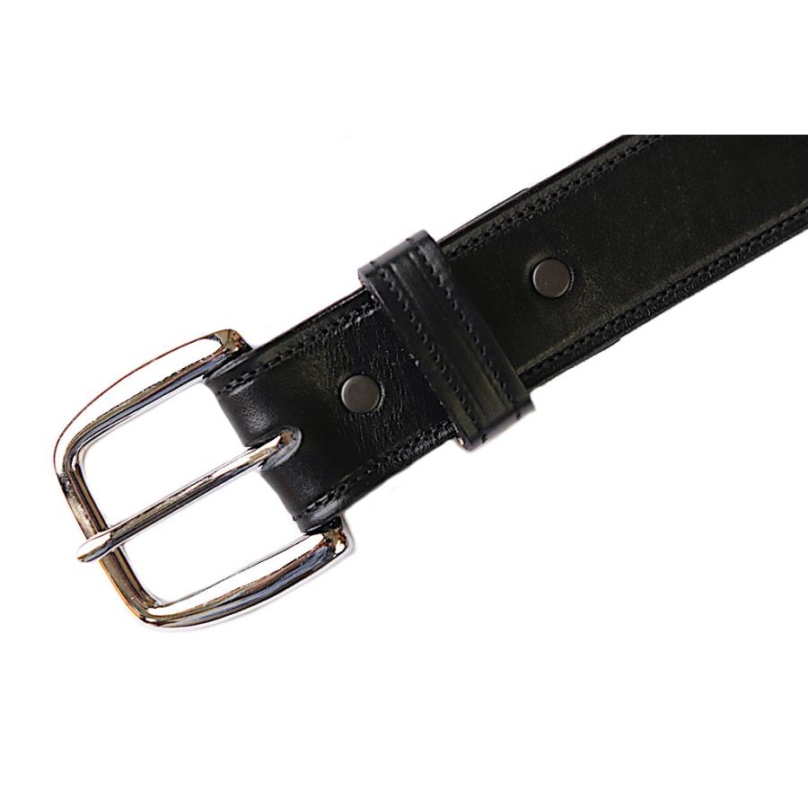 トリーレザー TORY LEATHER 2247 1 1/2 インチ メンズ ブライドル レザー ステッチ ベルト ブラック アメリカ製 | TORY LEATHER | 02