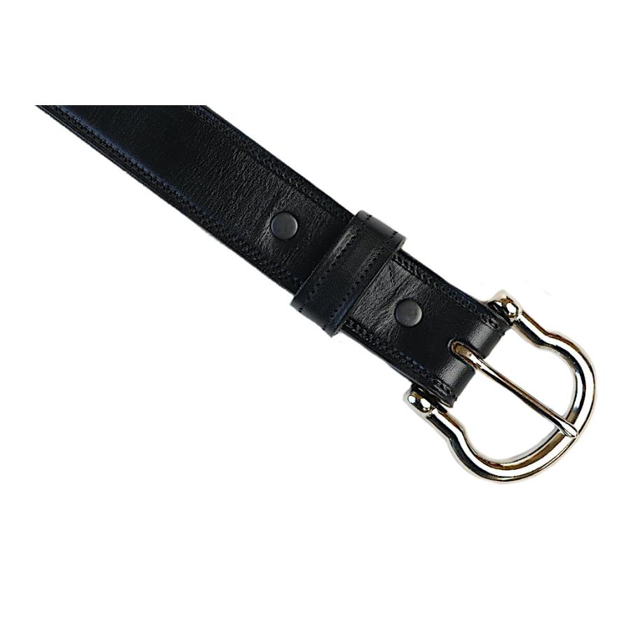 トリーレザー TORY LEATHER 2402 1 1/4 インチ メンズ ブライドル レザー ダブル & ステッチ ベルト ブラック アメリカ製 | TORY LEATHER | 02