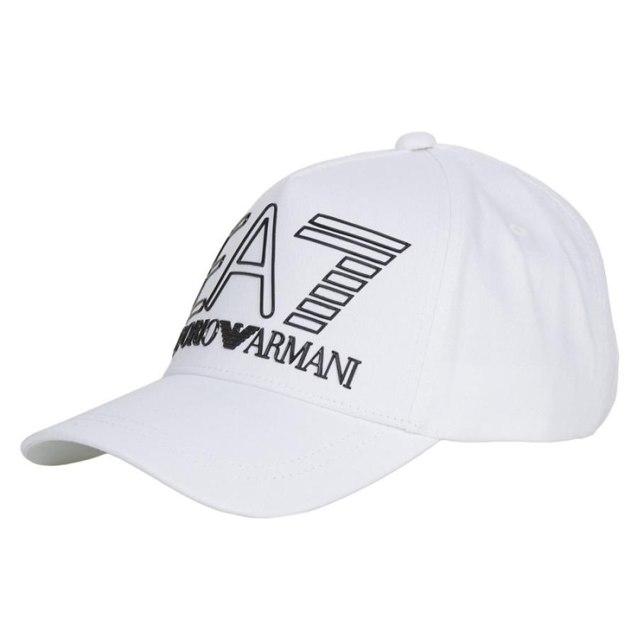 エンポリオ アルマーニ EA7 キャップ 帽子 ホワイト 274991 2R102 メンズ/3017/送料無料｜henetjigyoubu