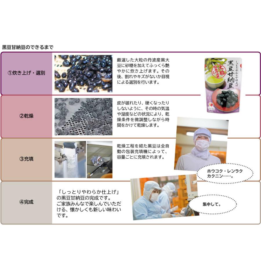 黒豆甘納豆 香川県のお菓子 丹波黒豆 大粒 お茶請け 丸金食品 50g/9740x1個/送料無料|henetjigyoubu|04